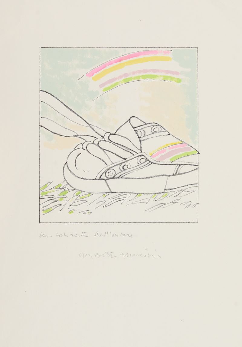 Umberto Buscioni - Scarpina con Arcobaleno