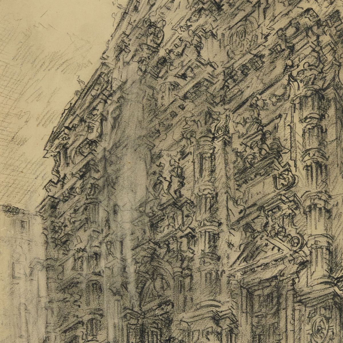 Emilio Vedova - Architettura Veneziana - Sain Moisè