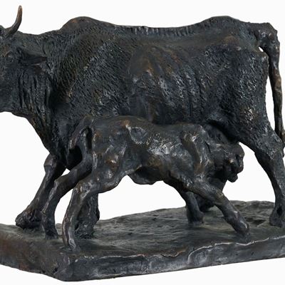 Mucca con Vitello