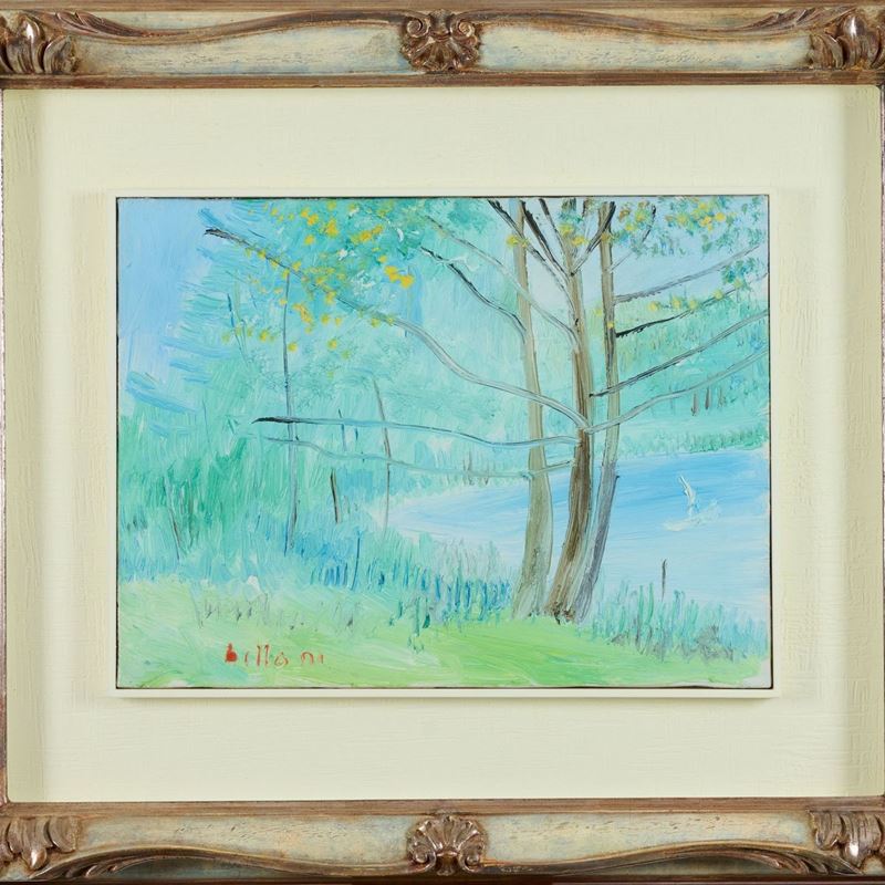 Umberto Lilloni - Paesaggio Lacustre
