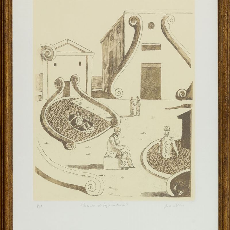 Giorgio De Chirico - Incontro nei Bagni Misteriosi