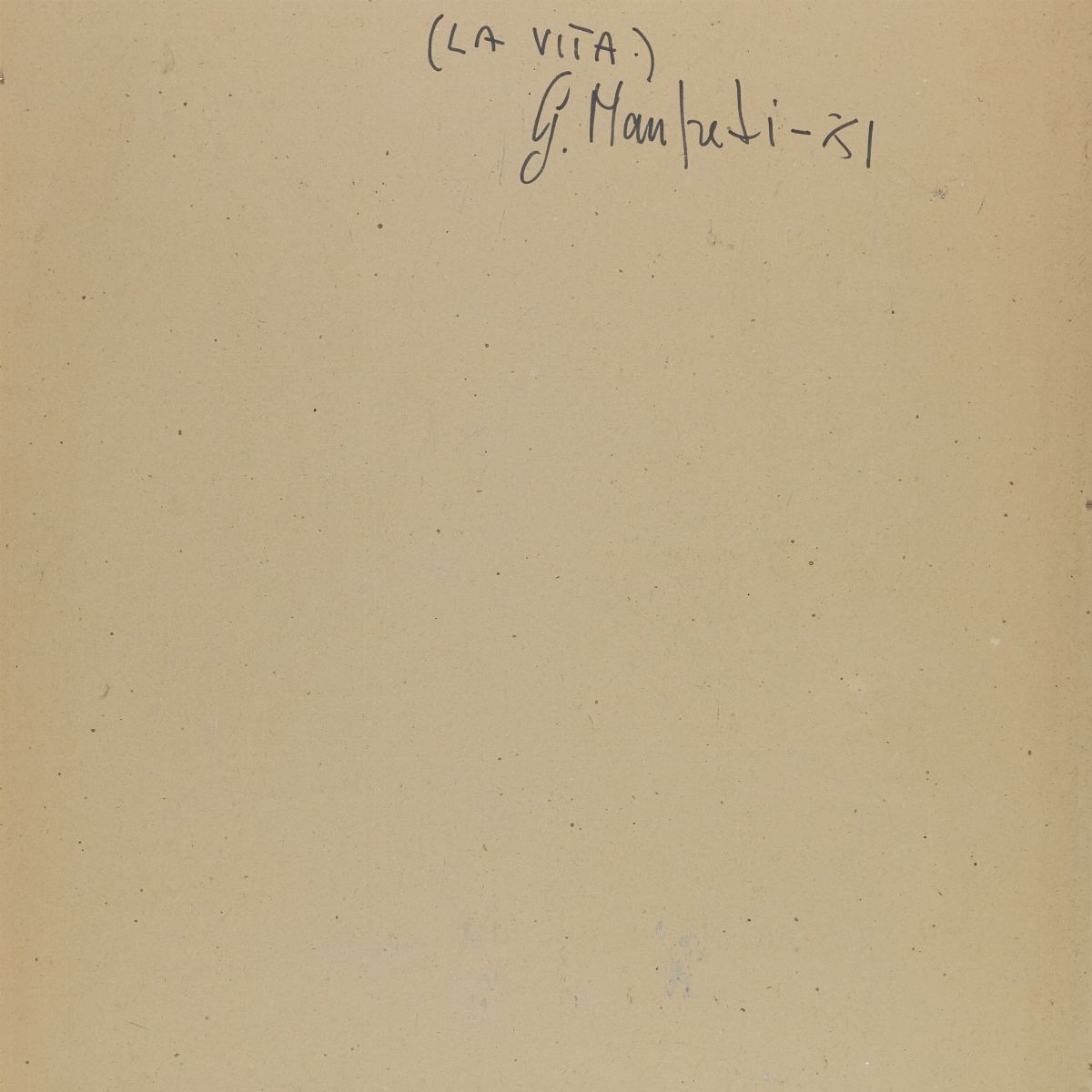 Giuseppe Manfredi - Drammatico (la Vita)
