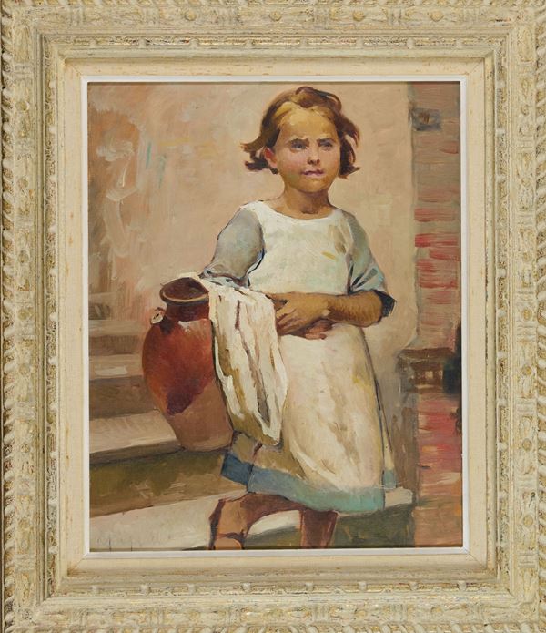 Cafiero Filippelli - Bambina con brocca