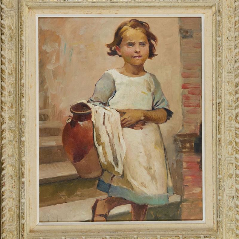 Cafiero Filippelli - Bambina con Brocca