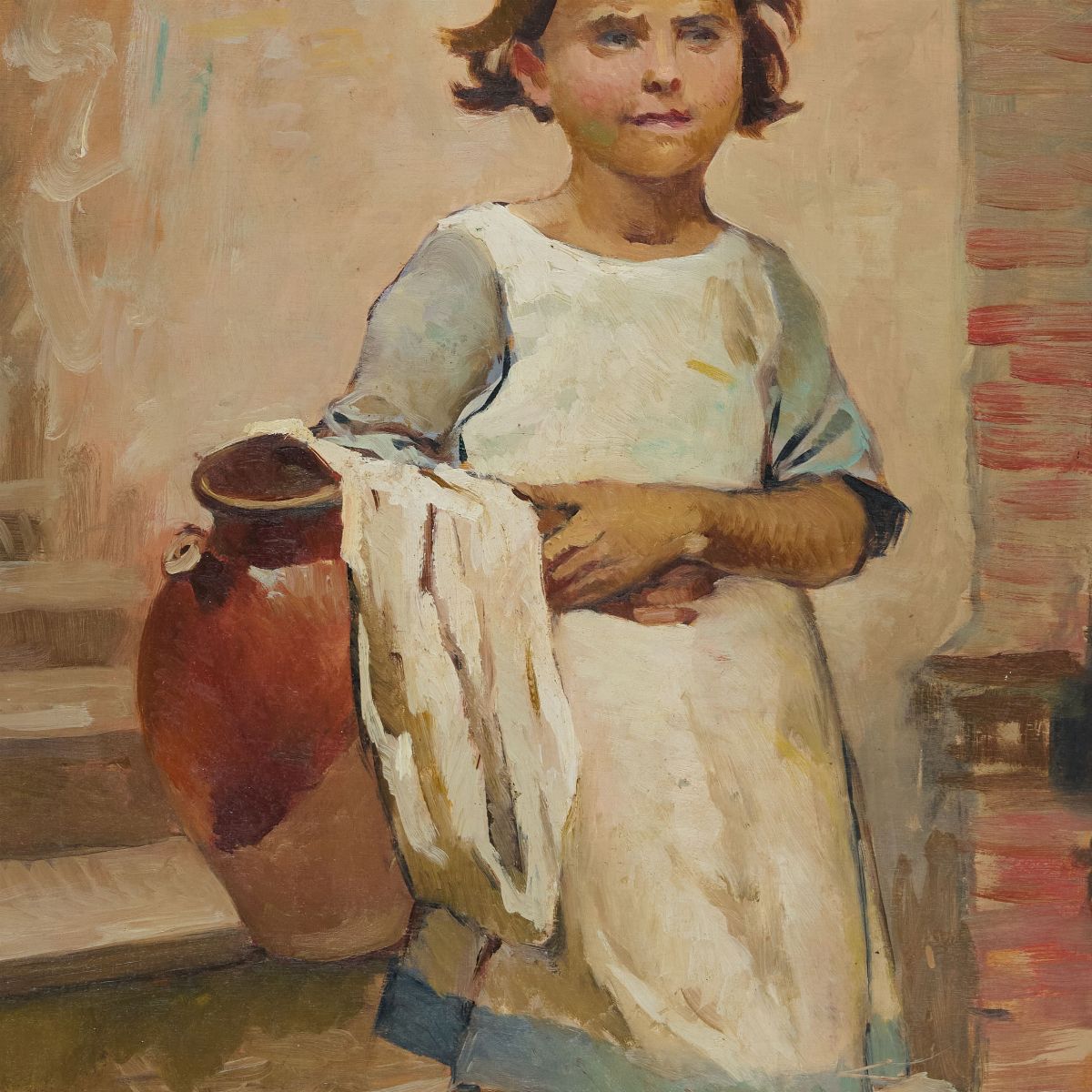 Cafiero Filippelli - Bambina con Brocca