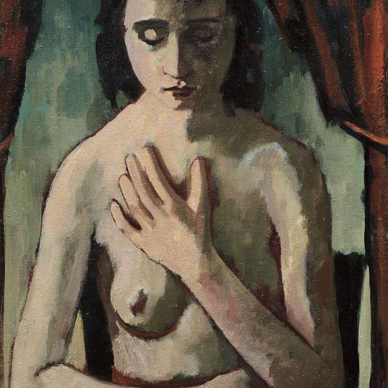 Felice Casorati - Fanciulla Bruna