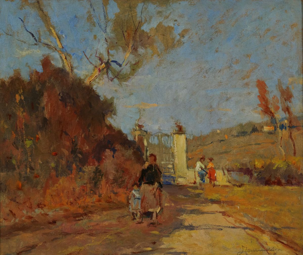 Ludovico Tommasi - Paesaggio con Figure