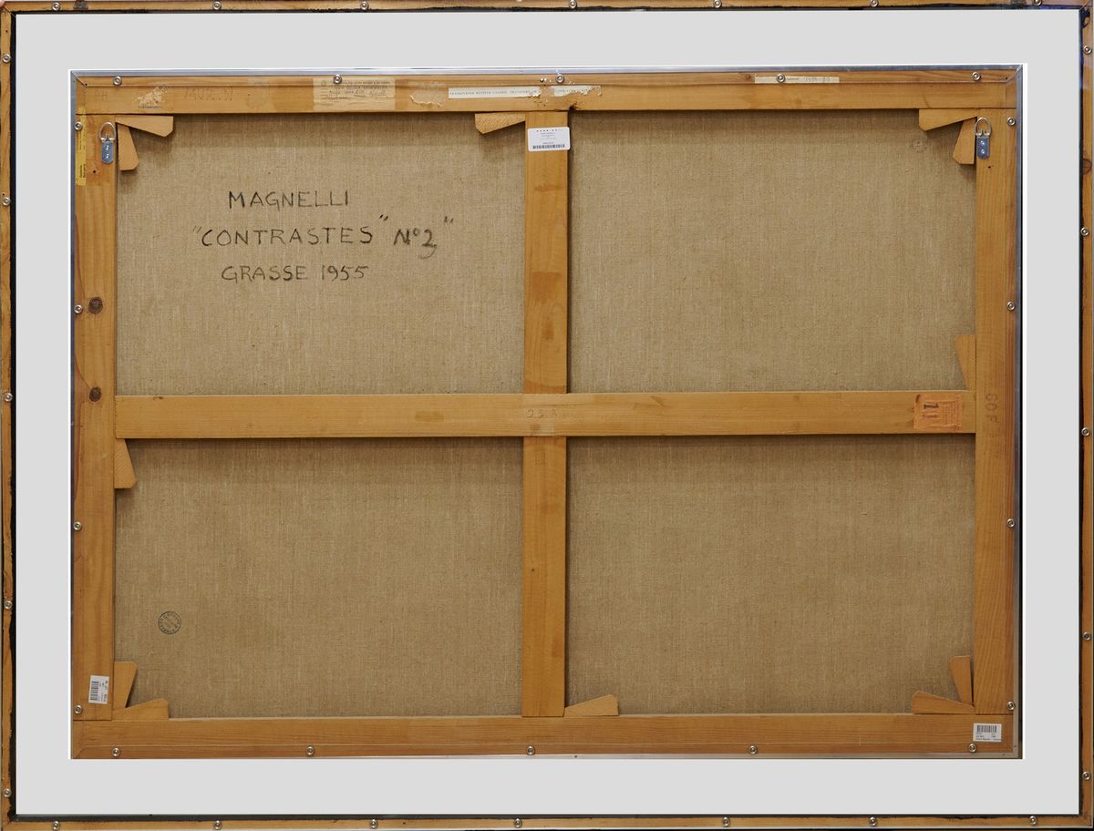 Alberto Magnelli - Contrastes N° 3