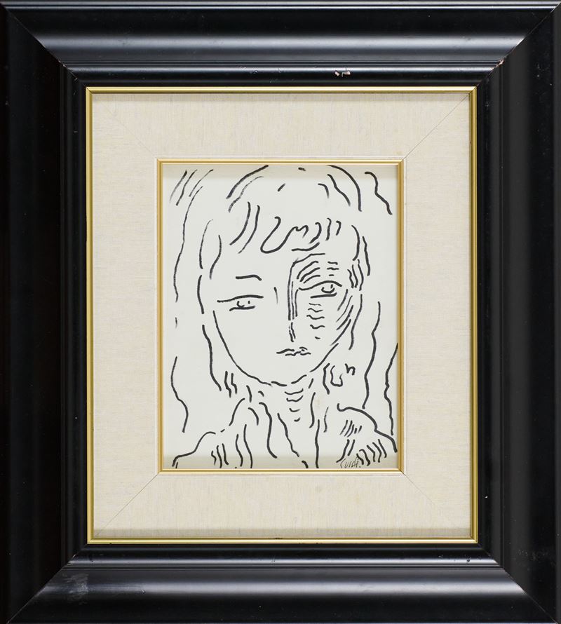 Virgilio Guidi - Testa Femminile