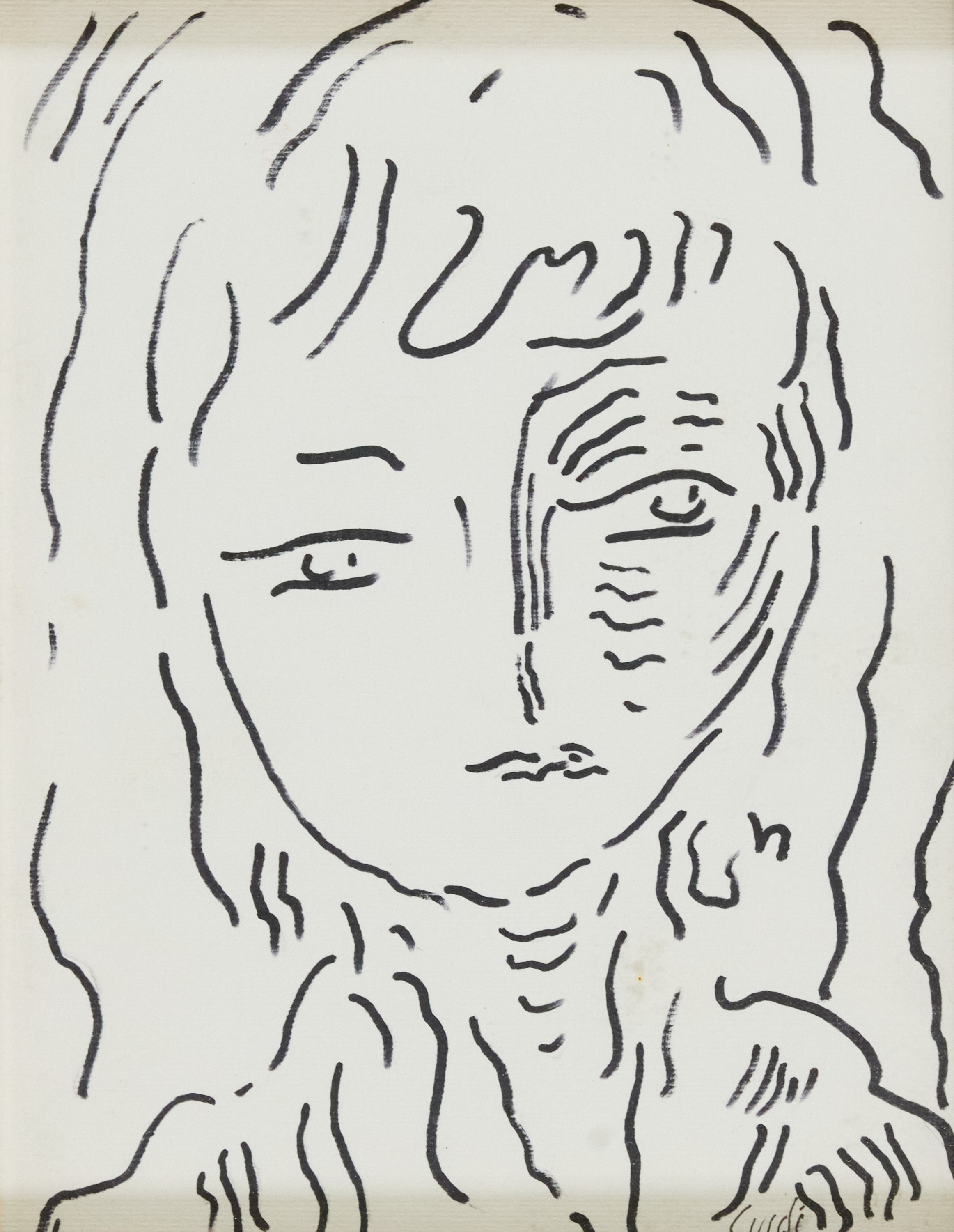 Virgilio Guidi - Testa Femminile