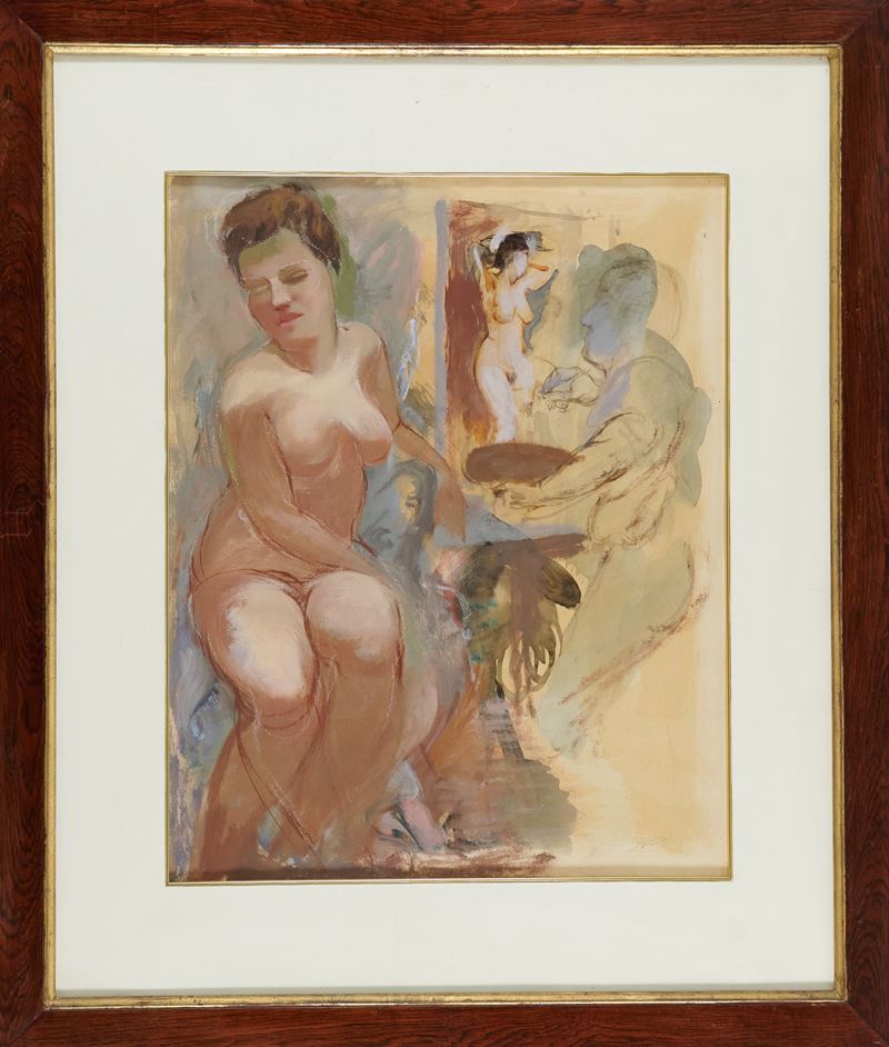 George Grosz - Il Pittore e la Modella
