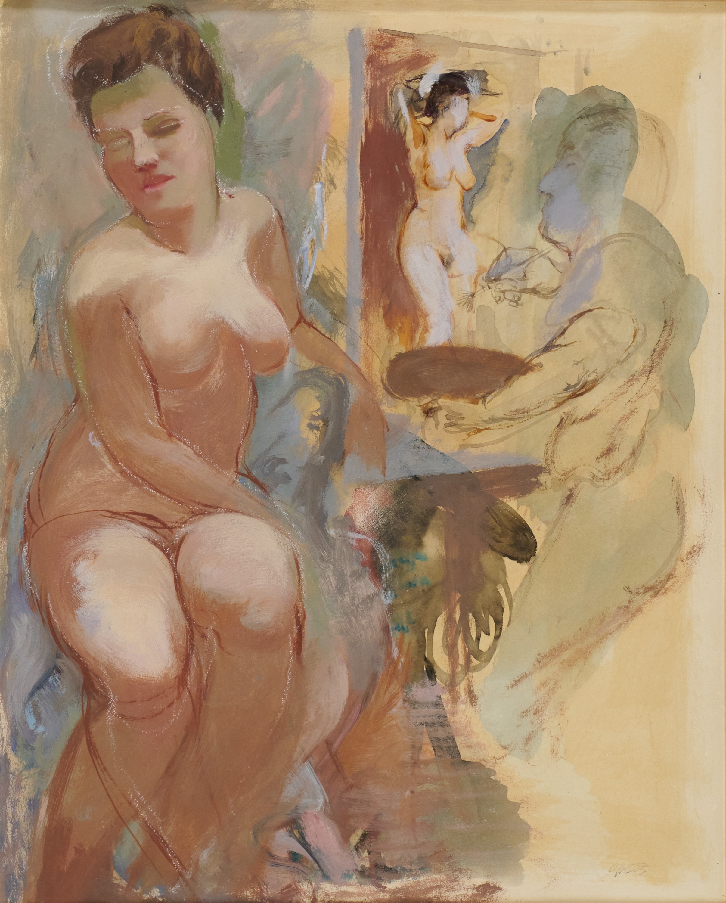 George Grosz - Il Pittore e la Modella