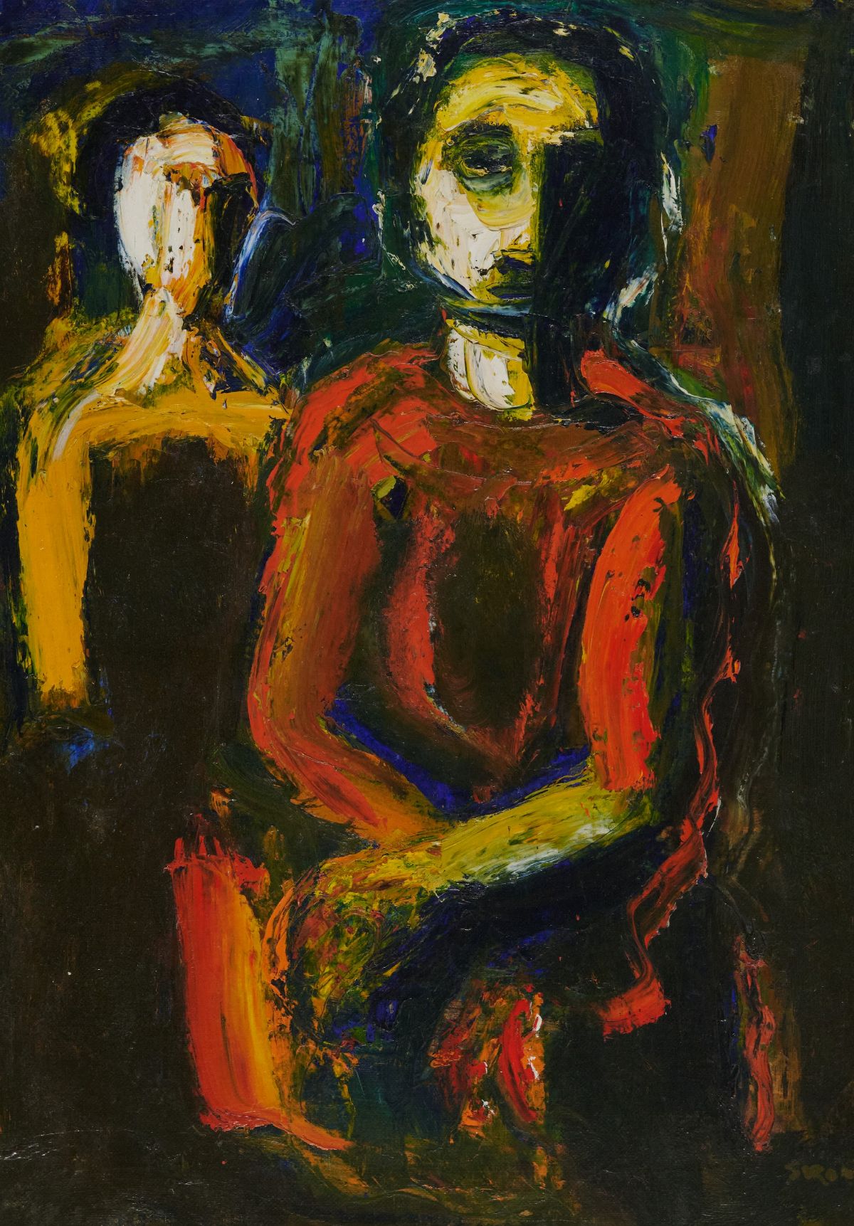 Mario Sironi - Figure in Rosso