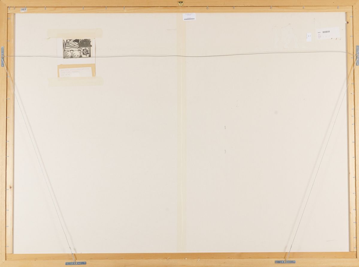 Still life with Lichtenstein and two oranges