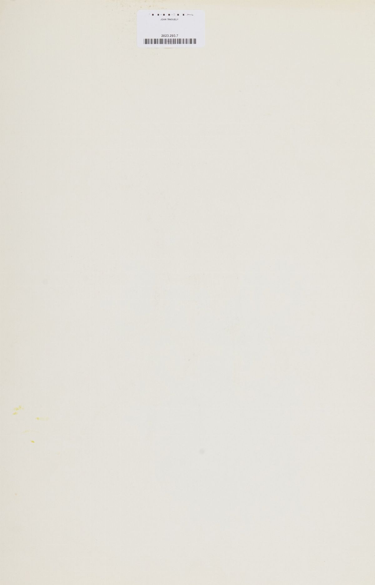 Jean Tinguely - Da "la Vittoria"