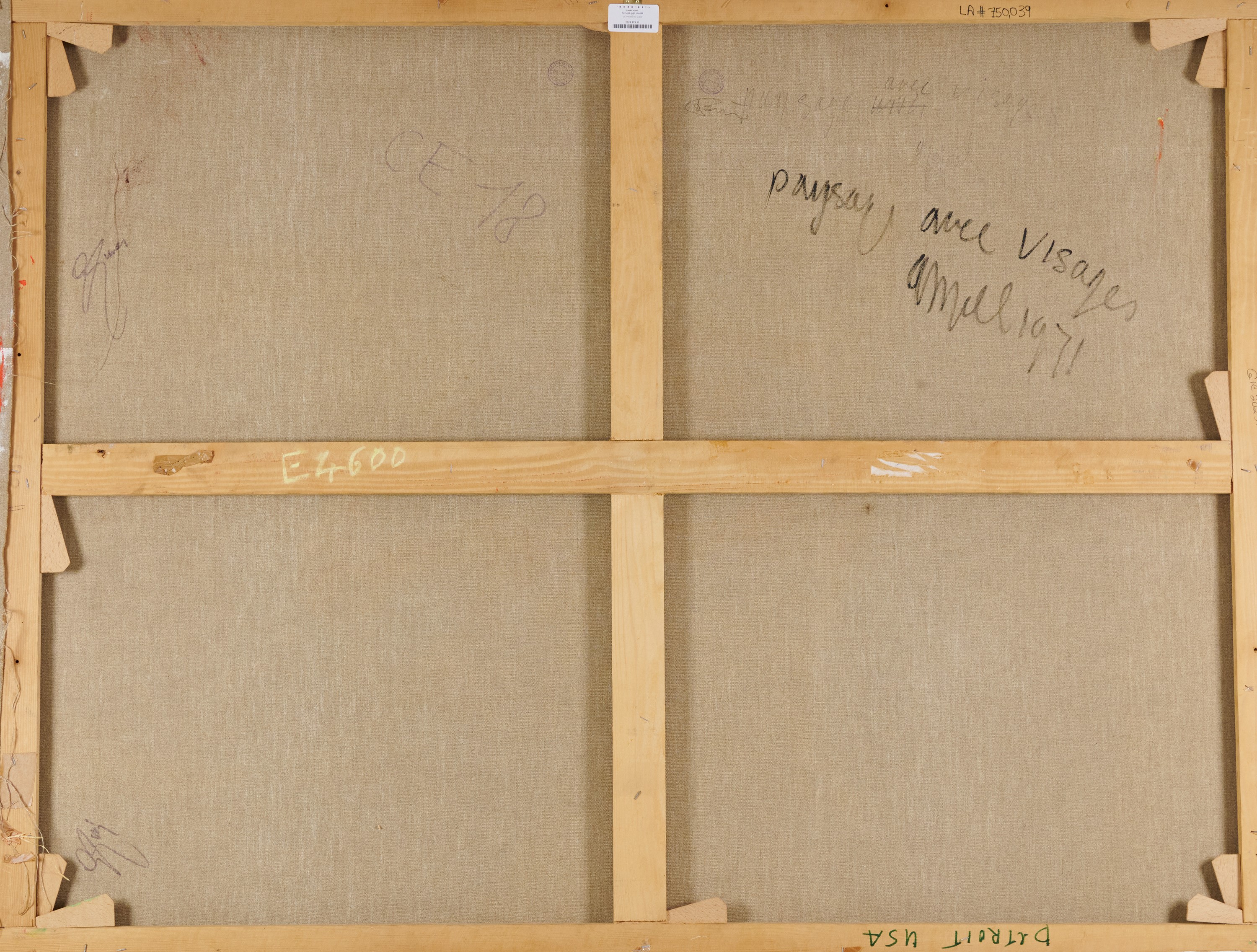 Paysage avec visages