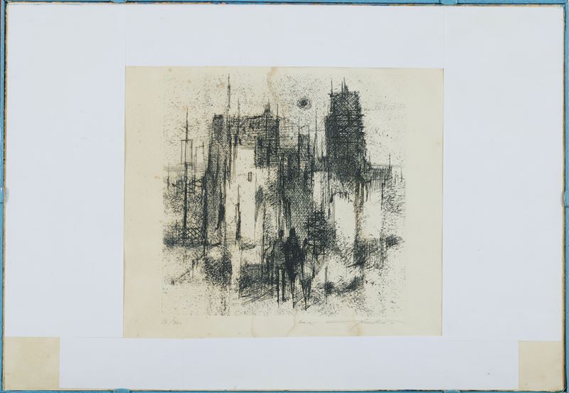 Max Gunther - Paesaggio con Figure