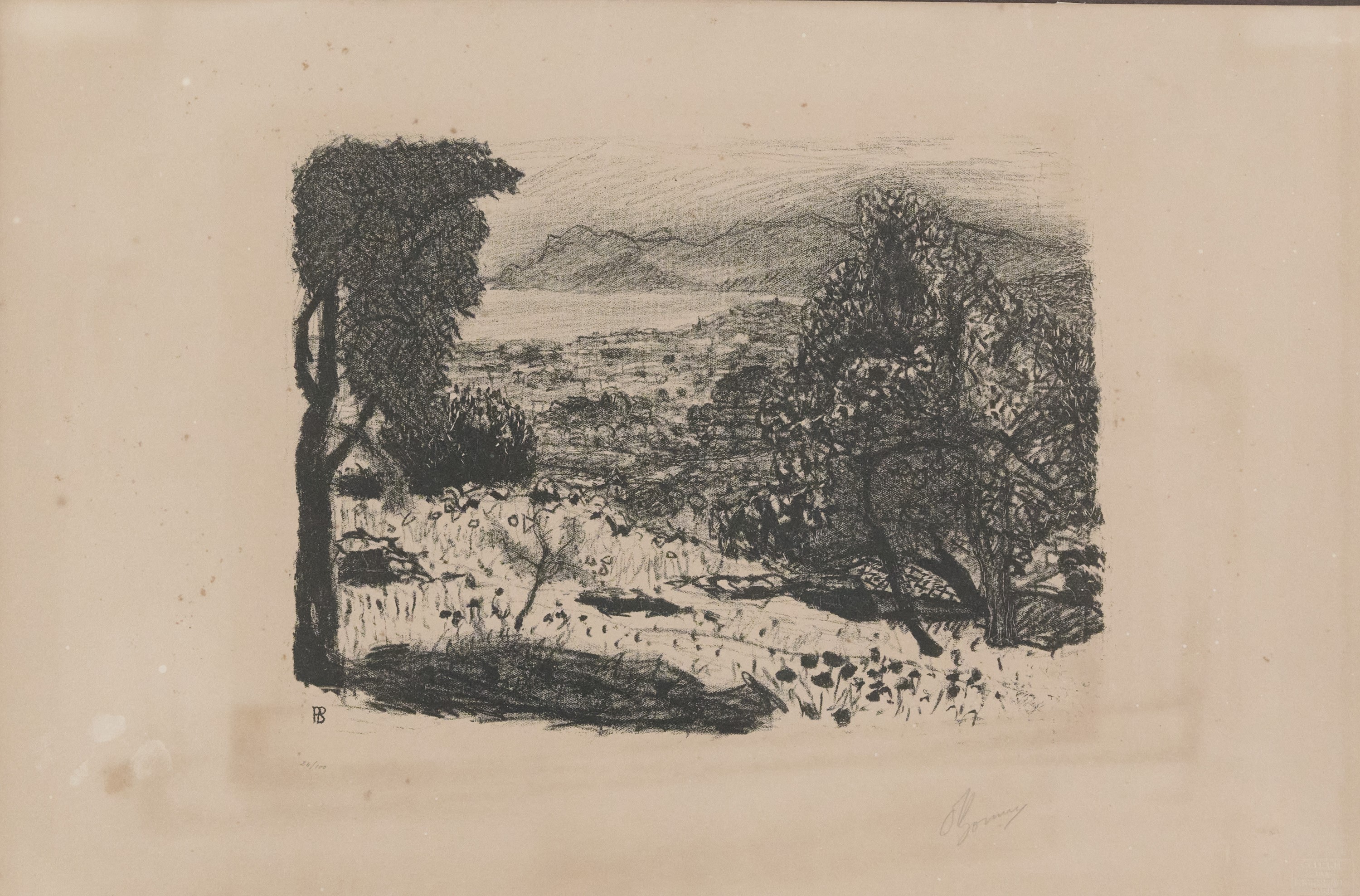 Pierre Bonnard - Paesaggio nel Sud della Francia