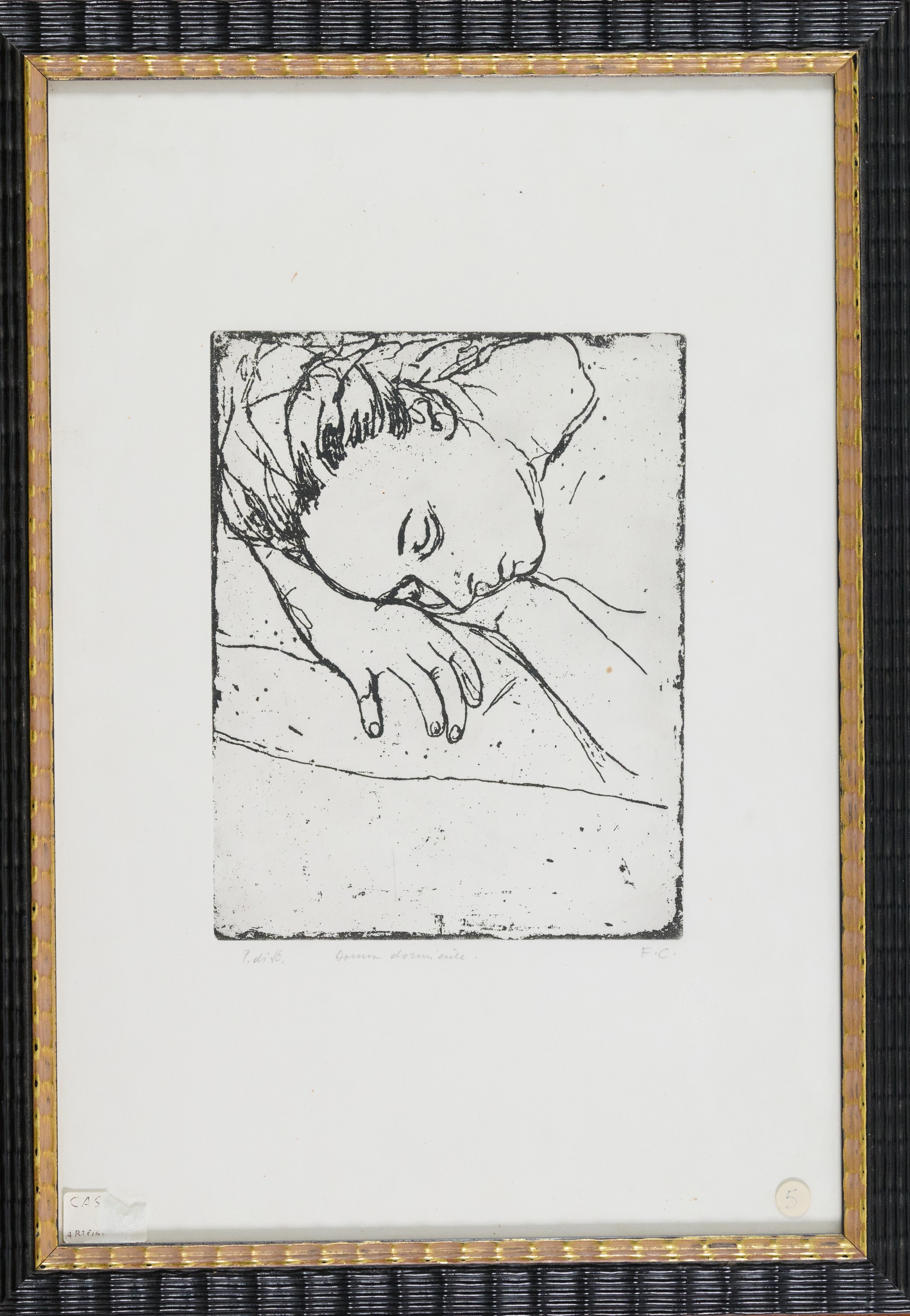 Felice Casorati - Donna Dormiente