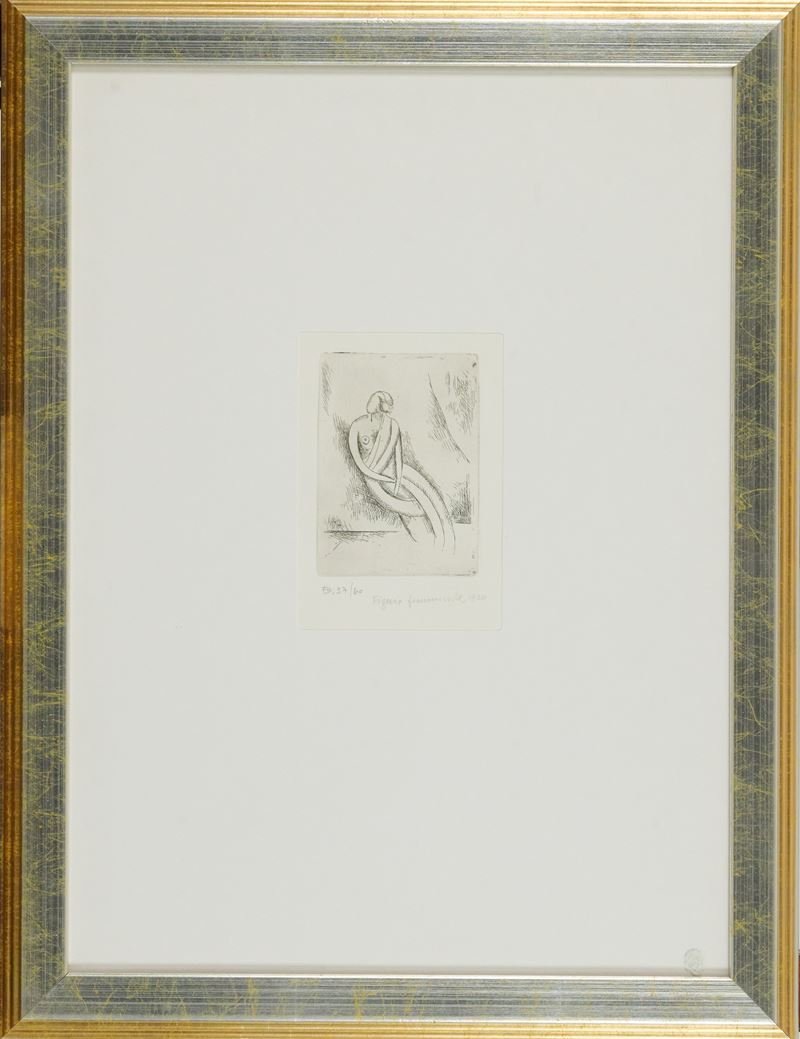 Carlo Carrà - Figura Femminile