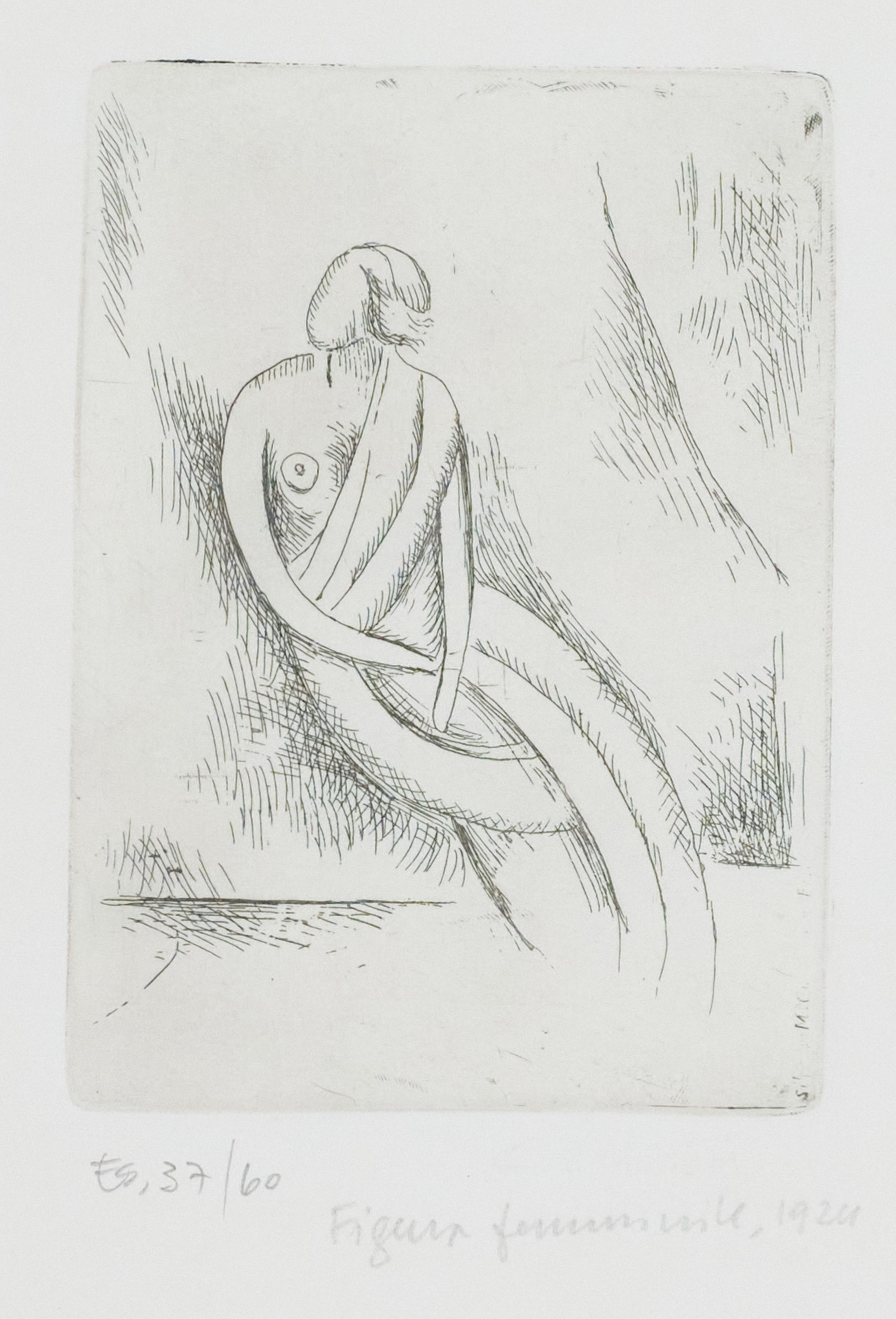 Carlo Carrà - Figura Femminile