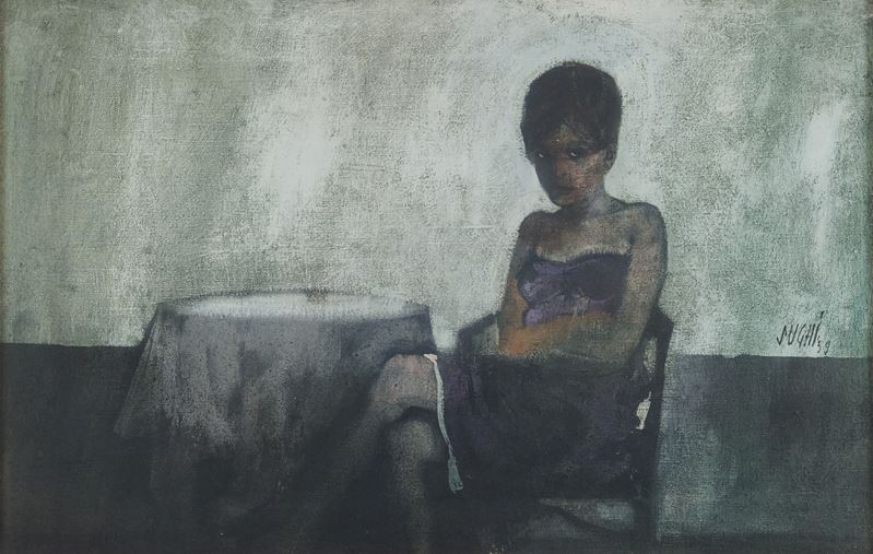 Alberto Sughi - Donna al Bar