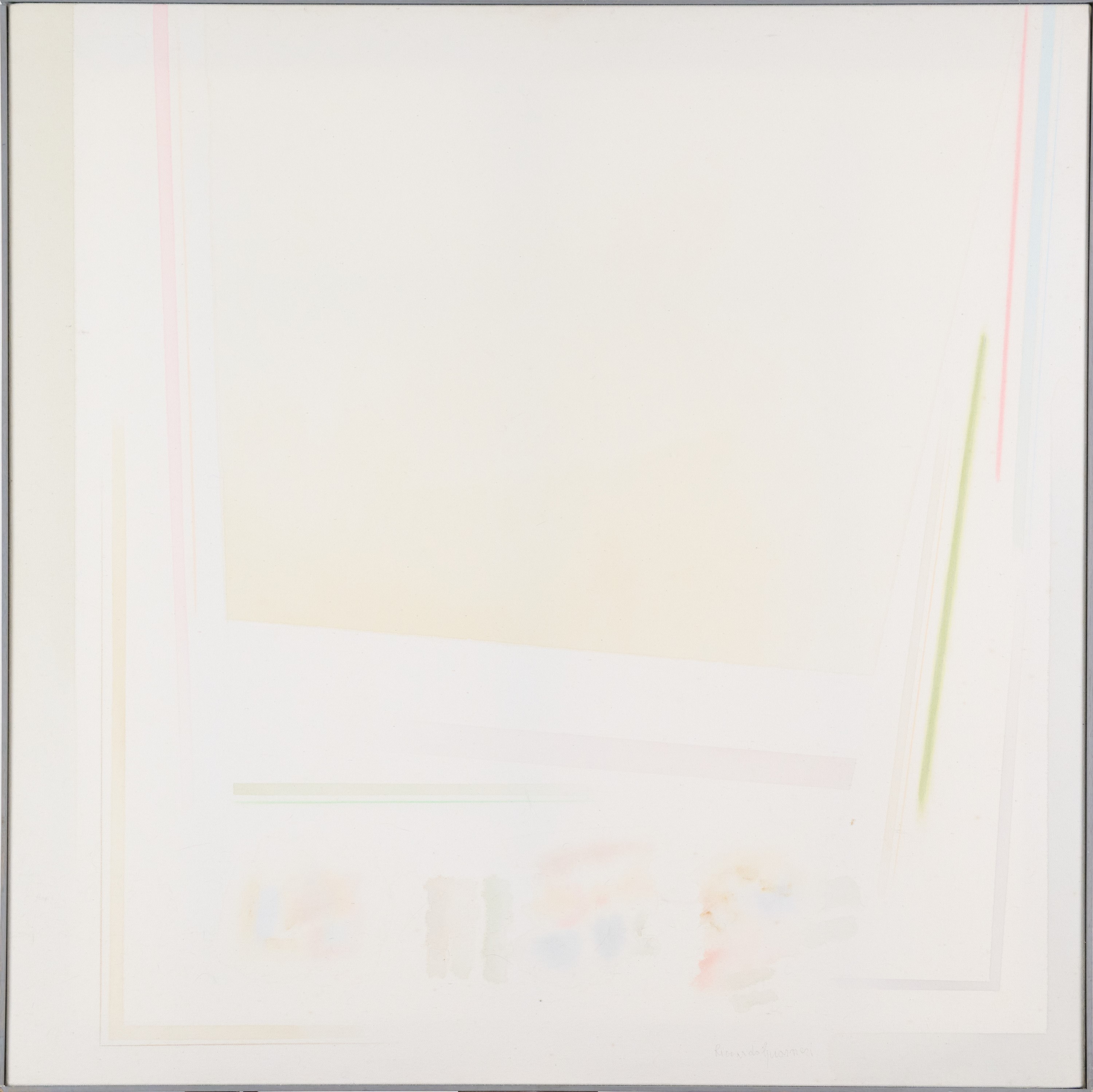 Dall'alto in campo giallo