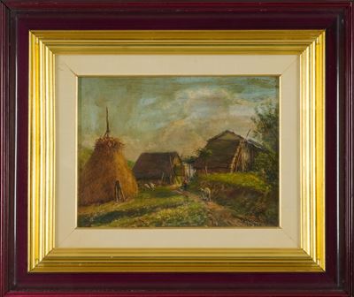 Paesaggio con Pagliaio