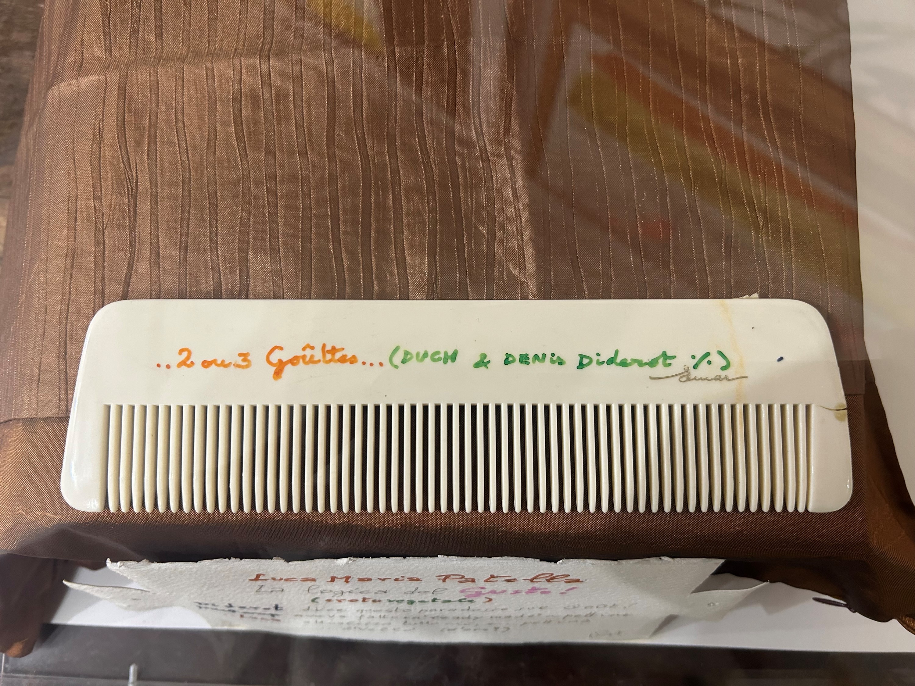 La logica del gusto! (Omaggio a Duchamp)