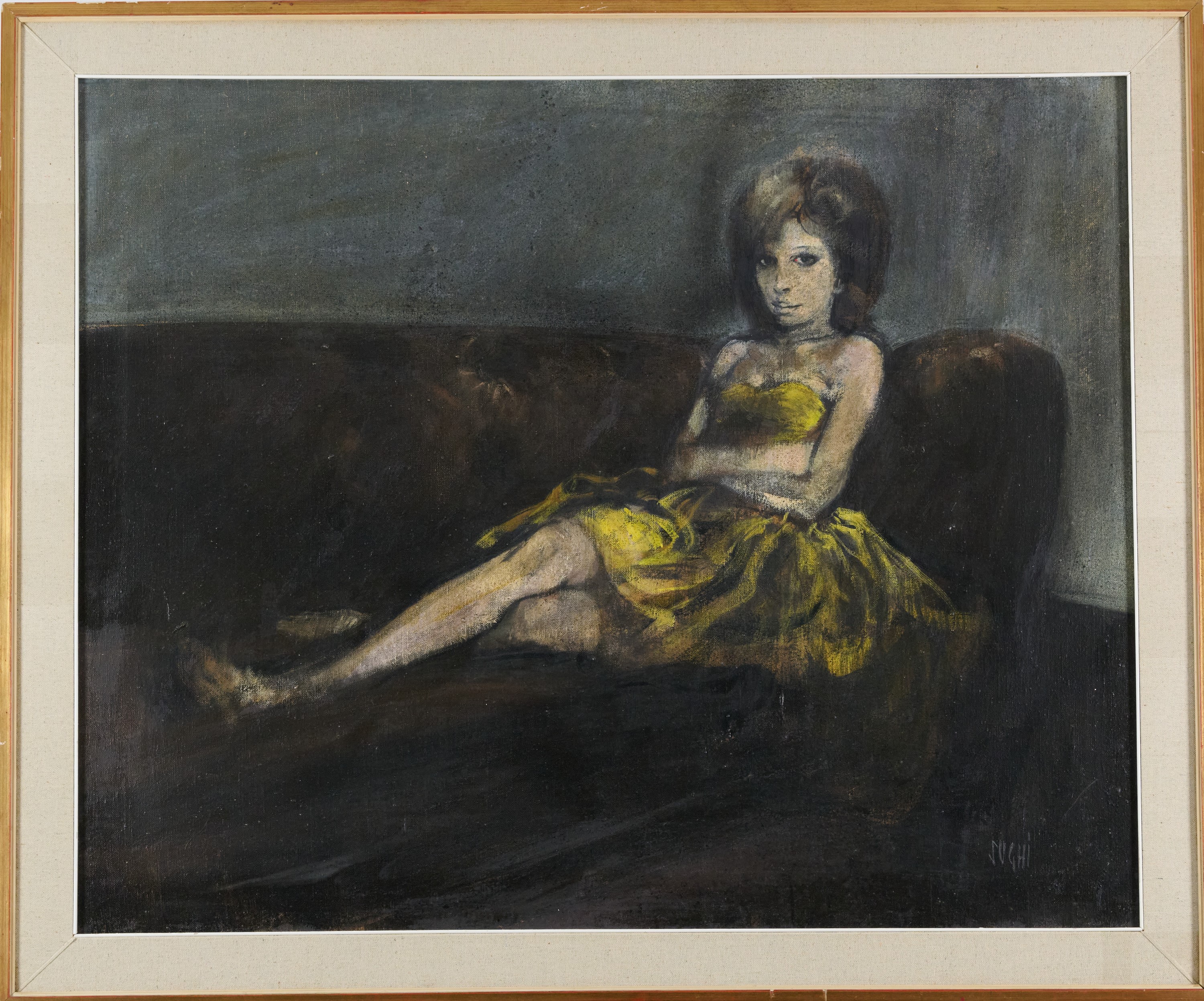 Alberto Sughi - Figura Femminile Distesa