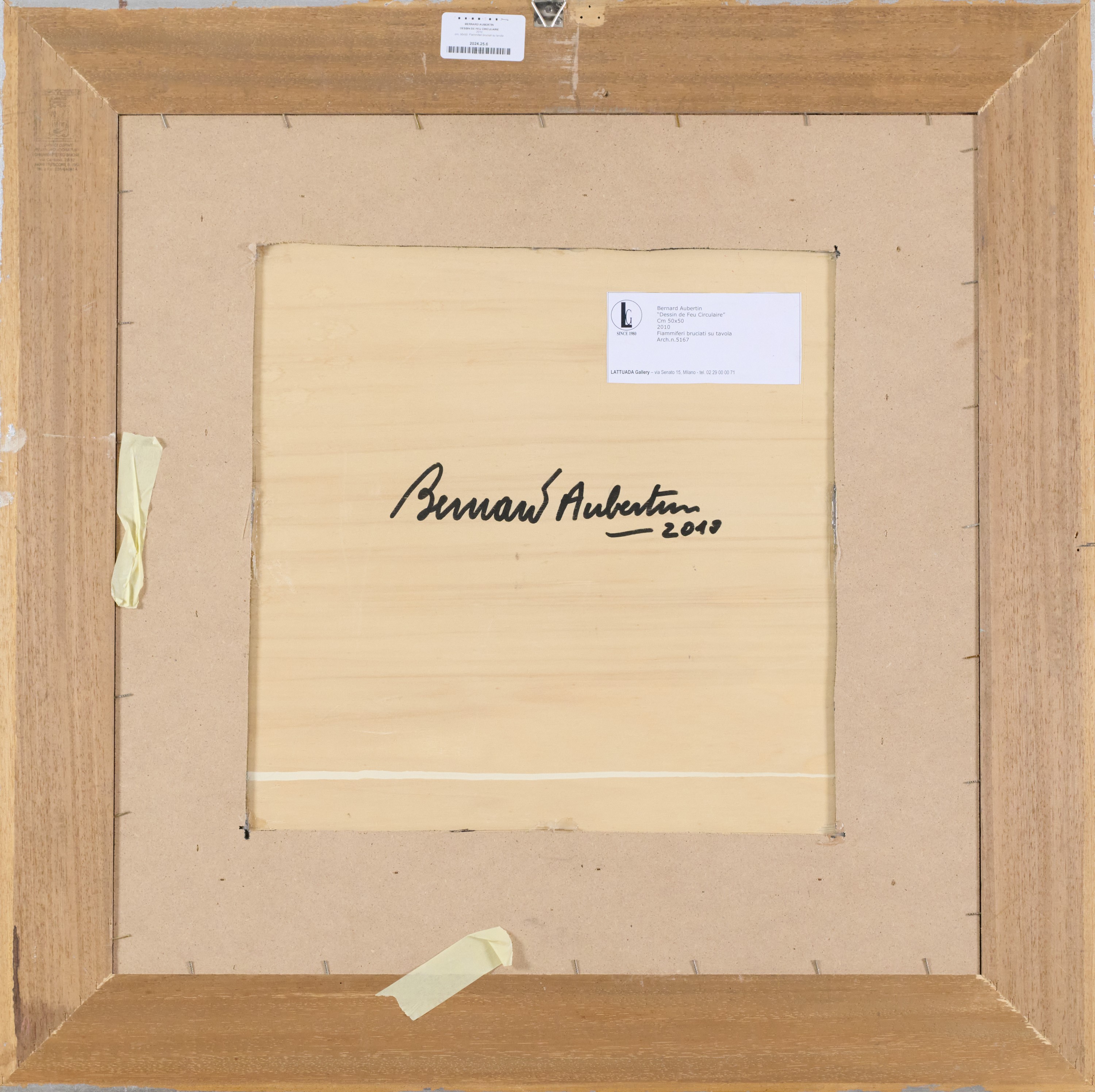 Bernard Aubertin - Dessin De Feu Circulaire