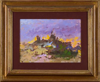 Paesaggio al Tramonto