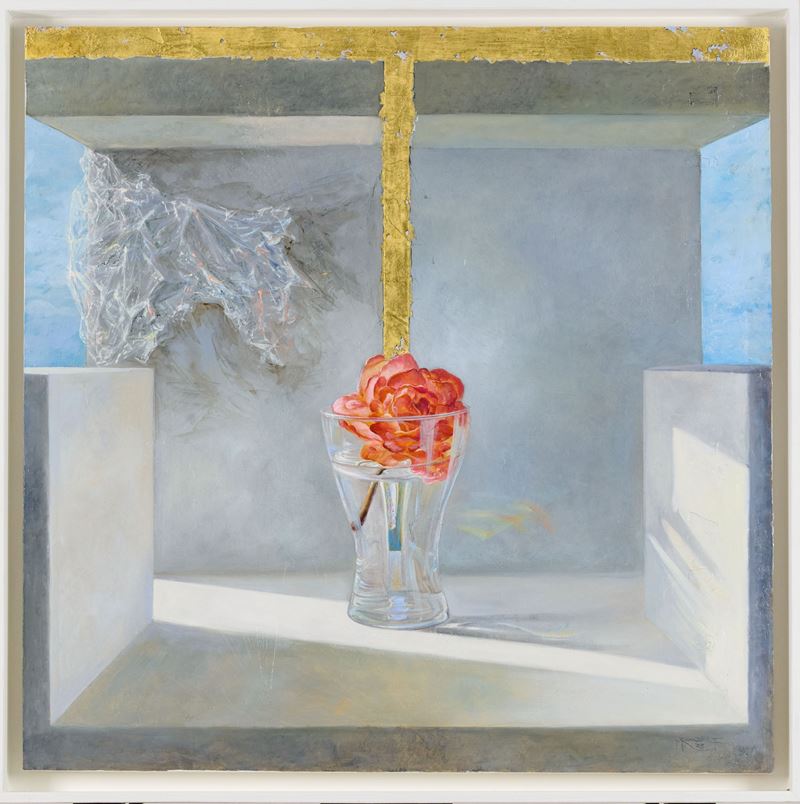 Steel rose