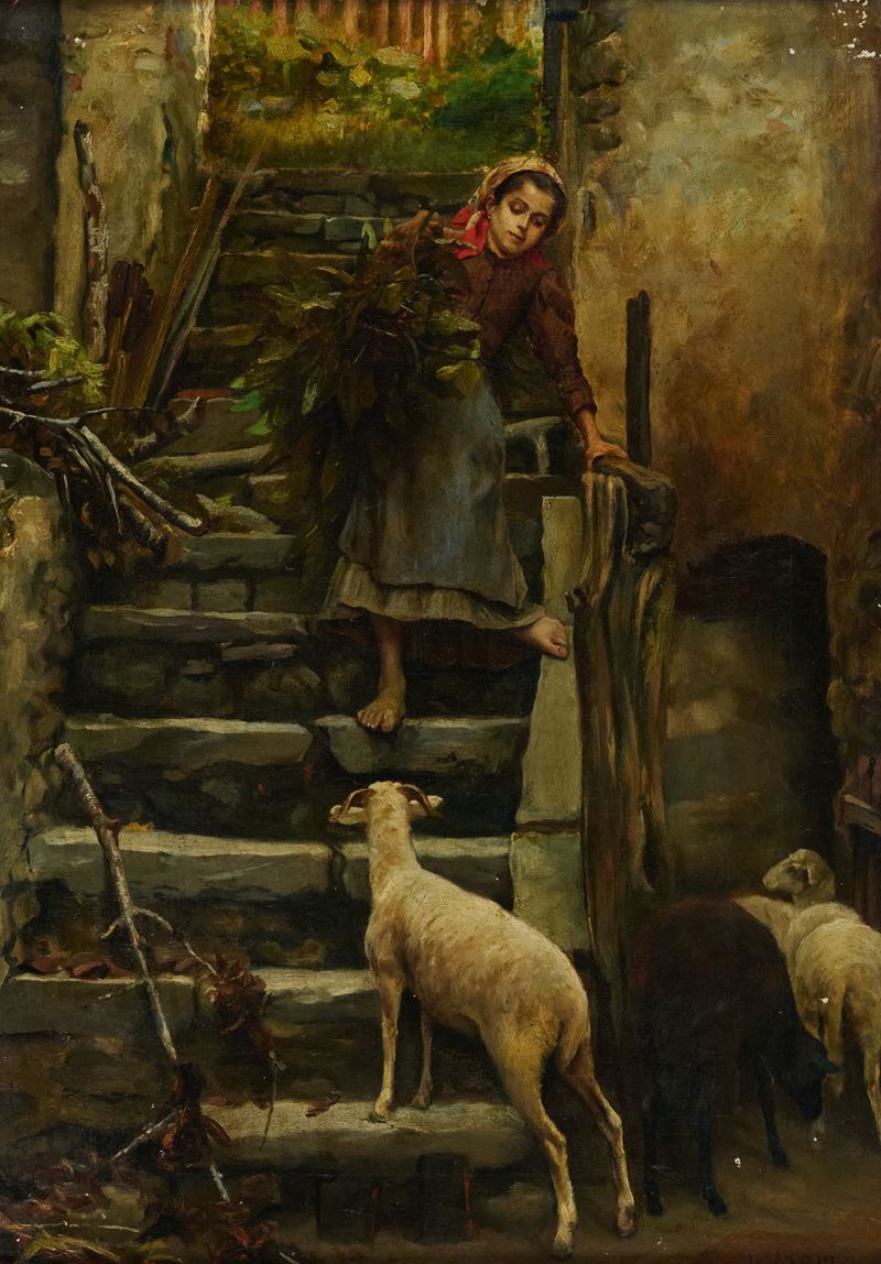 Giuseppe Magni - Pastorella Nell'ovile
