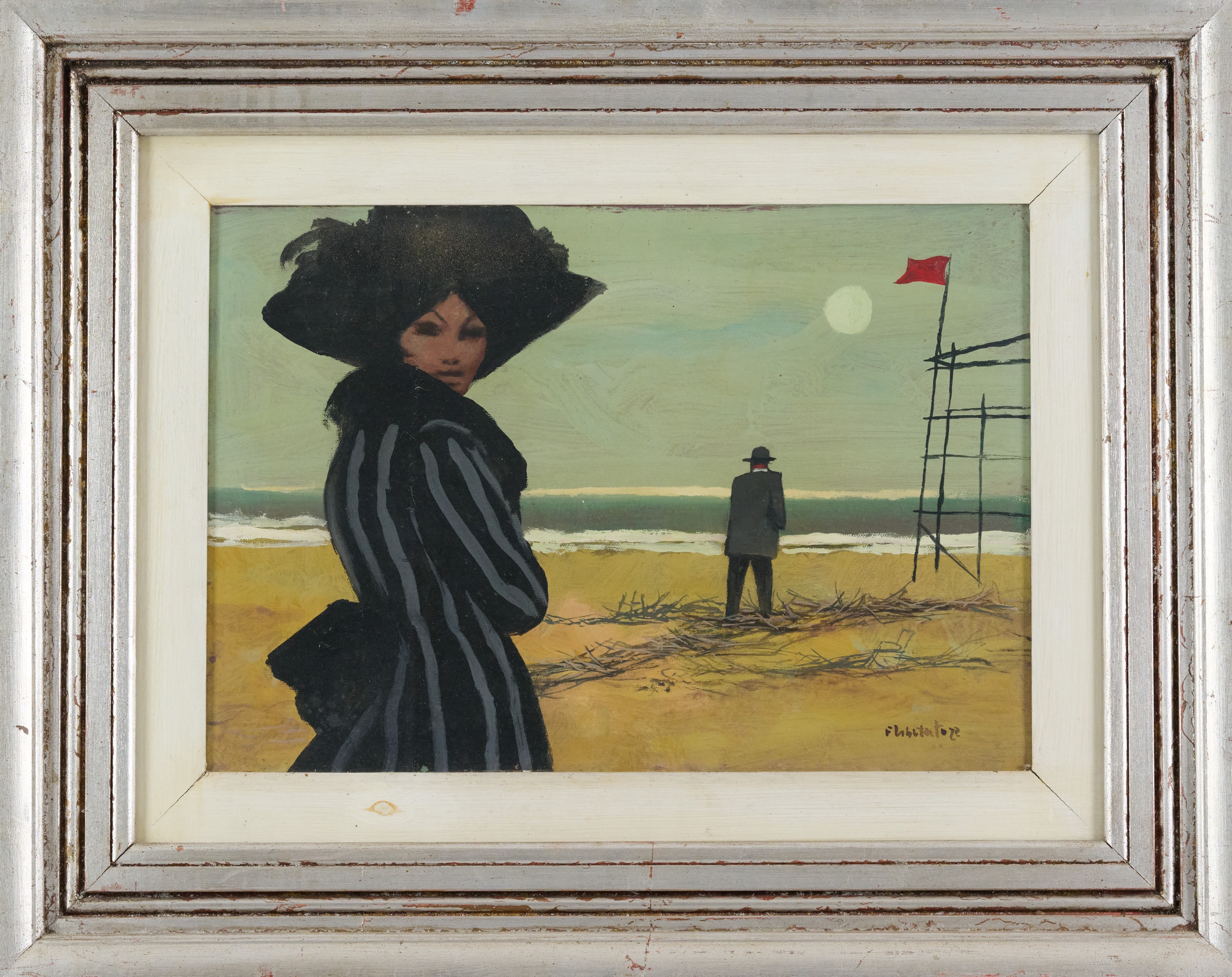 Fausto Maria Liberatore - Spiaggia-la Bandiera Rossa