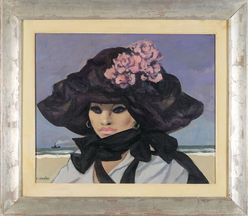 Fausto Maria Liberatore - Signora con il Cappello