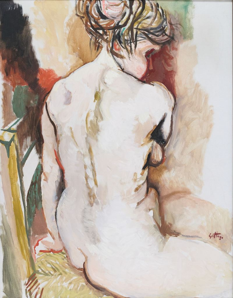 Renato Guttuso - Nudo di Ragazza