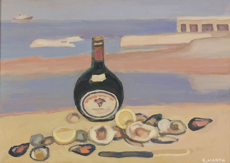 Giovanni March - Natura Morta al Mare