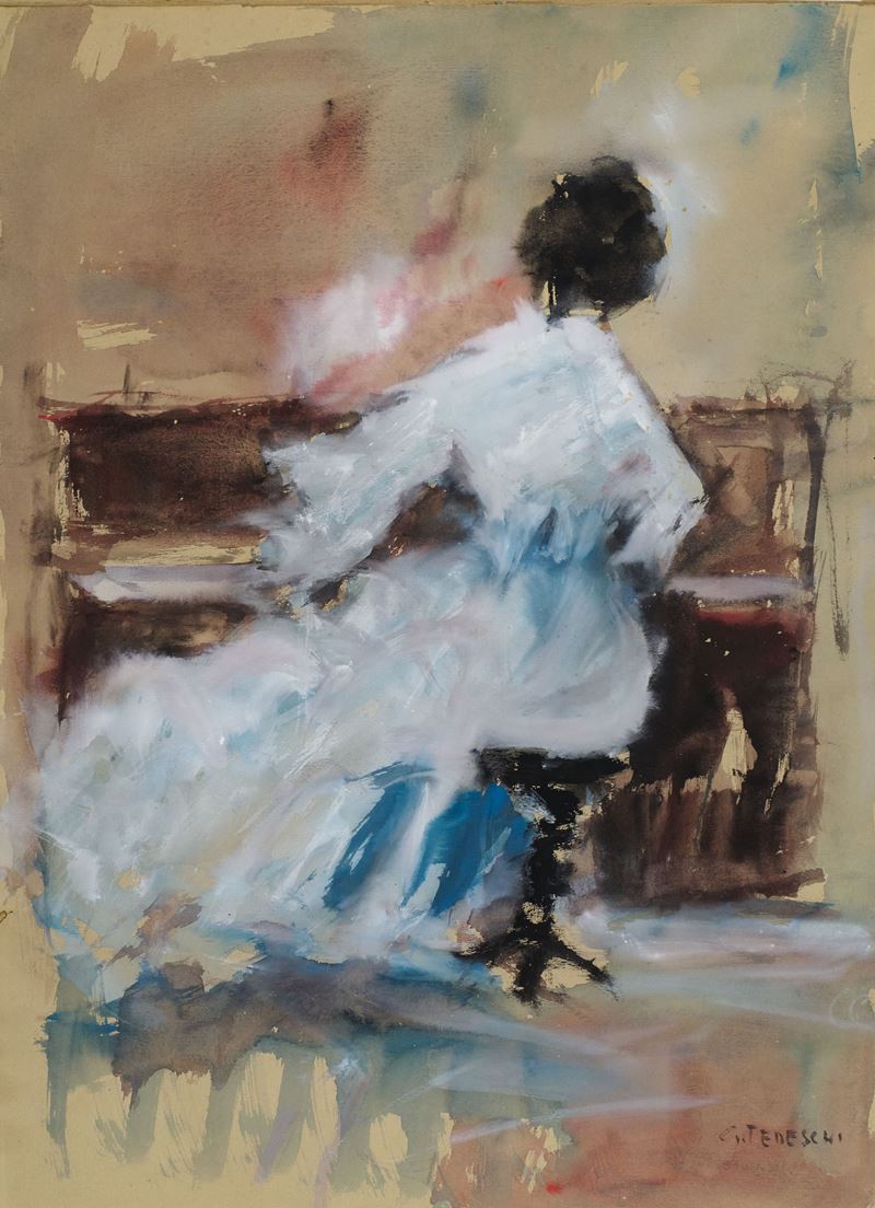 Gianni Tedeschi - Donna al Pianoforte