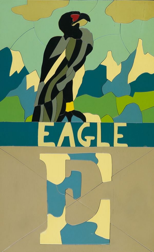 Ugo Nespolo - E (Eagle)