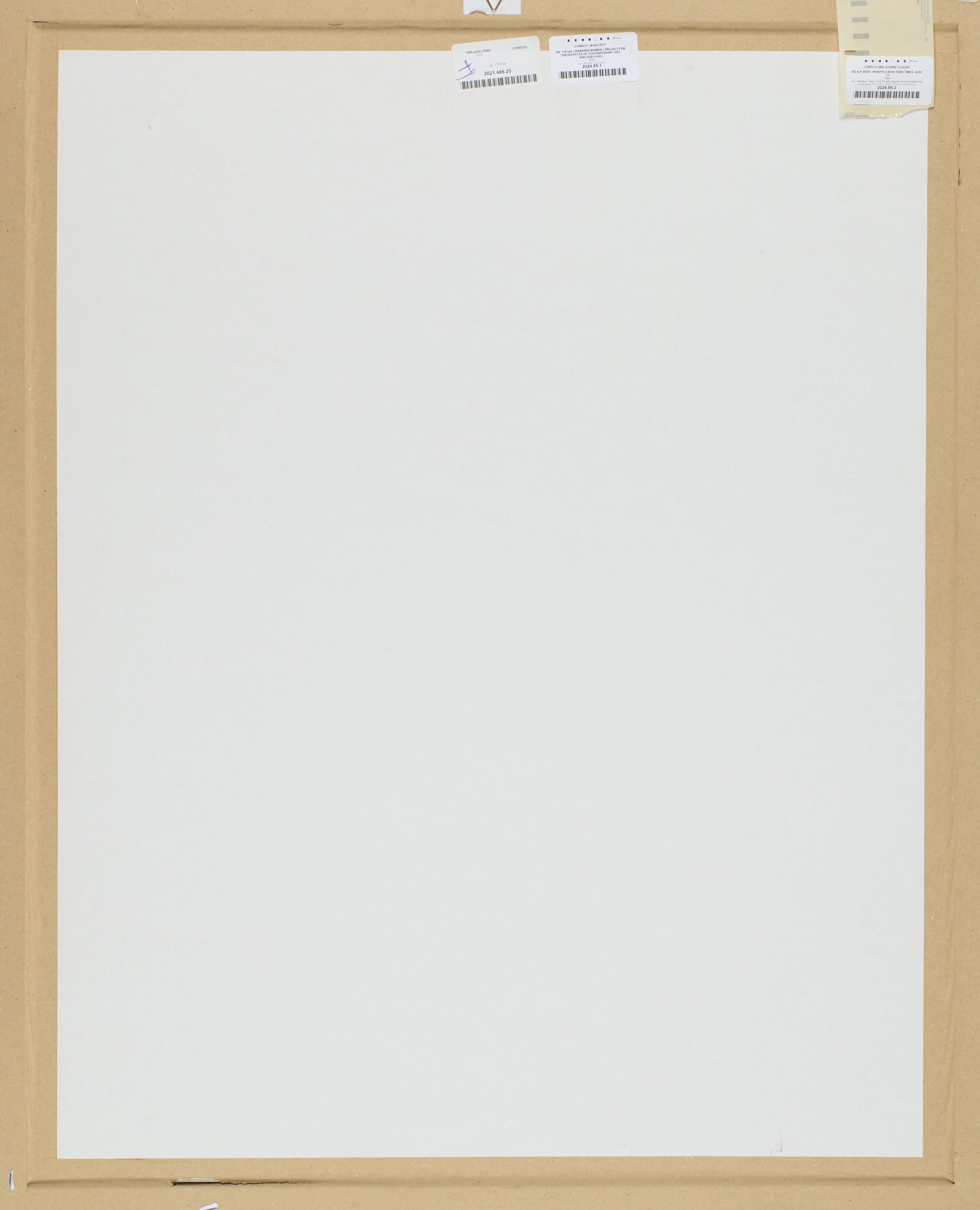 Wrapped women ( Project for the Institute of Contemporary Art, Philadelphia )