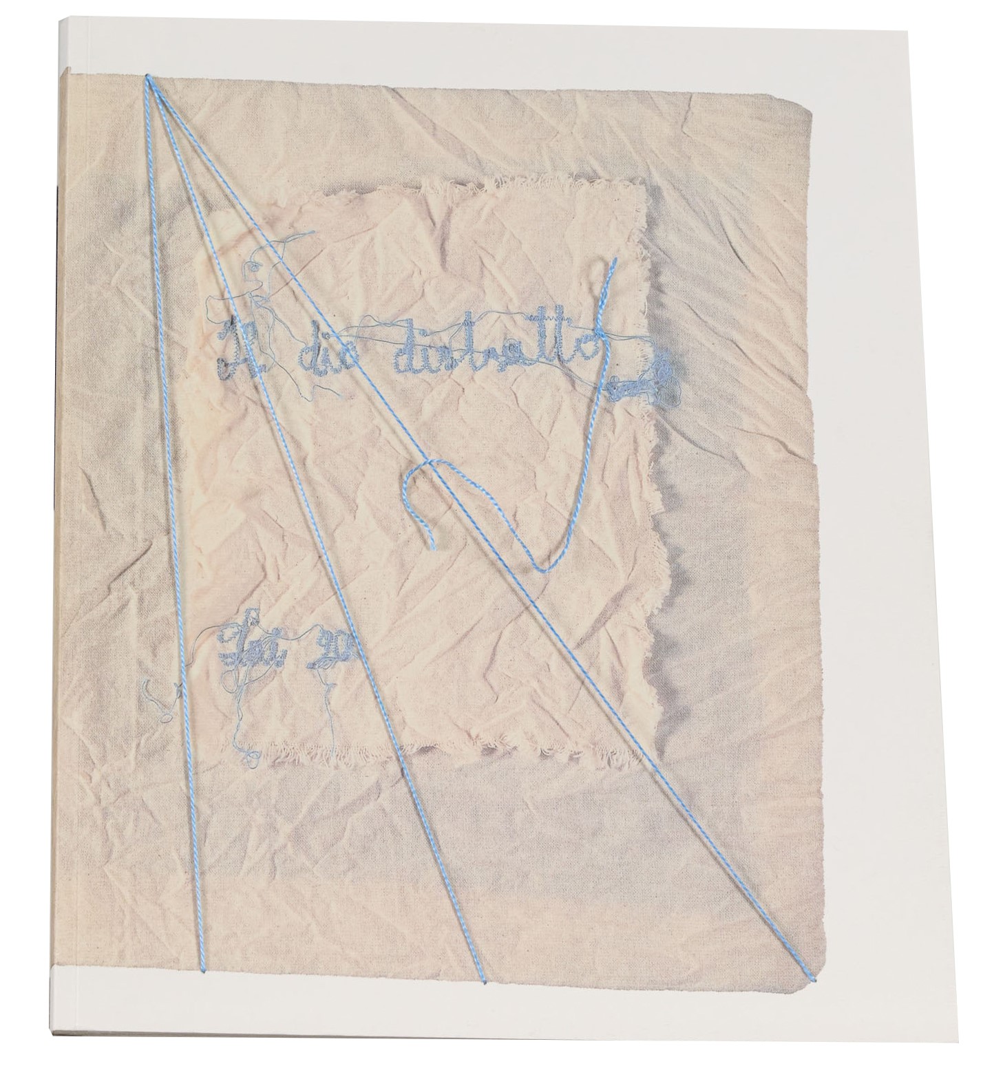 Maria Lai - Il Dio distratto - Libro d'Artista con ricamo in copertina, 1994