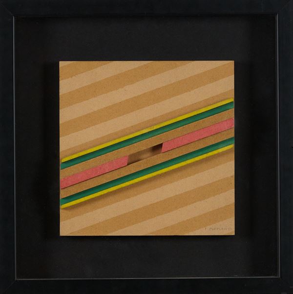 Lorenzo Piemonti : Cromoplastico 10 54  (2007)  - Acrilici su rilievi - Asta Asta di Arte Moderna e Contemporanea - Fabiani Arte