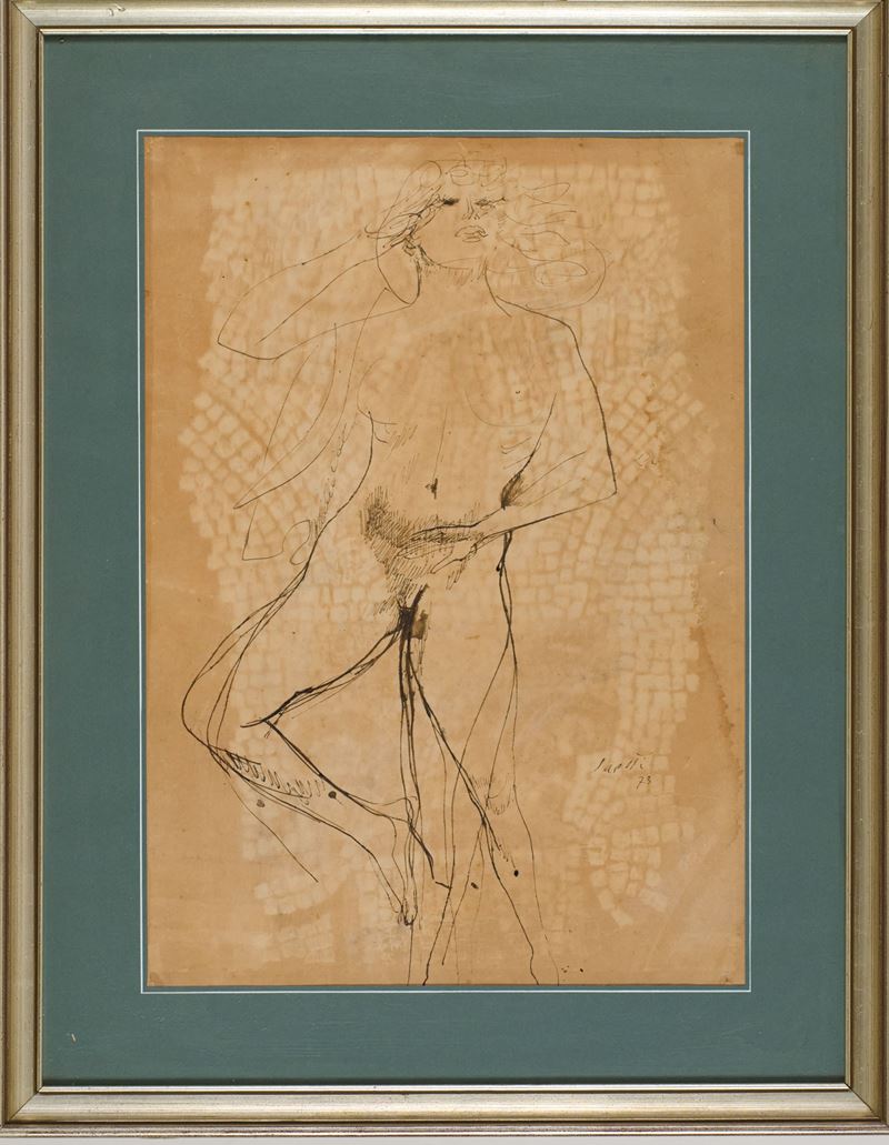 Bruno Saetti - Nudo
