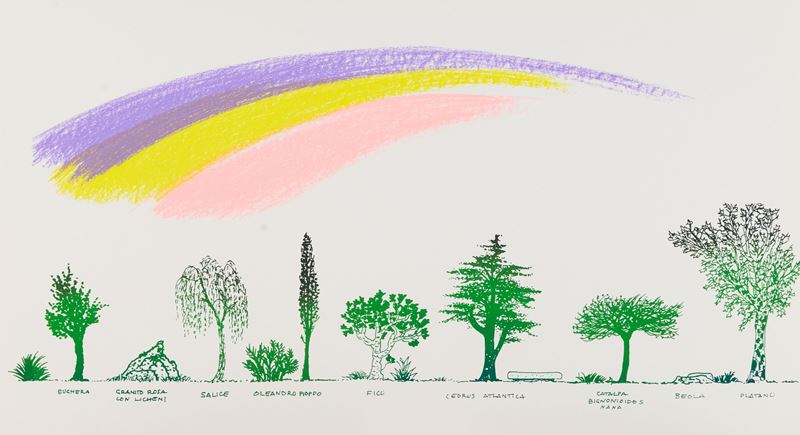Bruno Munari - Un Viale di Alberi Diversi