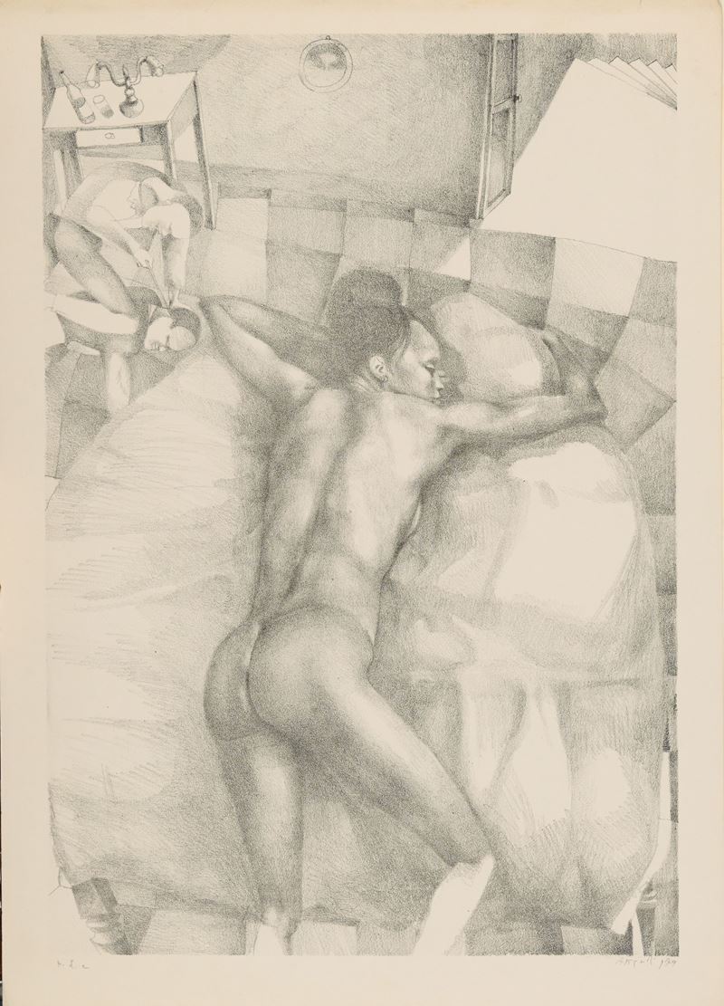 Ugo Attardi - Nudo Disteso