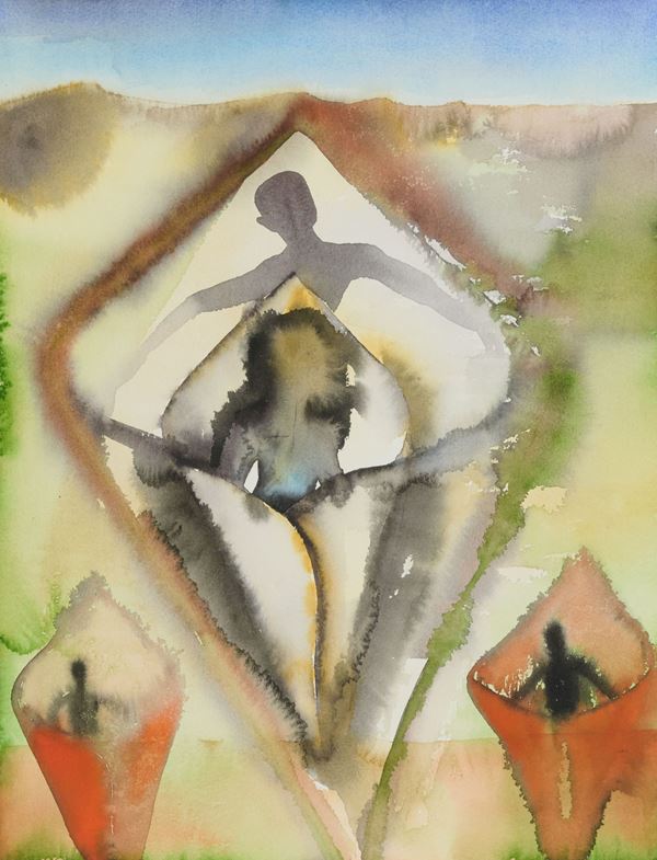 Francesco Clemente - Senza titolo