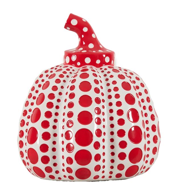 Yayoi Kusama - Pumpkin red and white