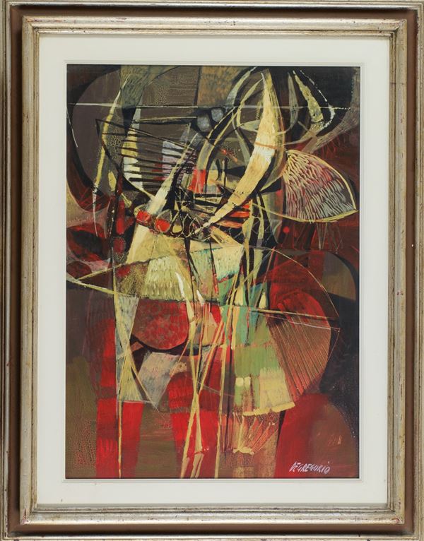 Giuseppe De Gregorio : Fiori e papaveri  - Olio su tela - Asta Asta di Arte Moderna e Contemporanea - Fabiani Arte