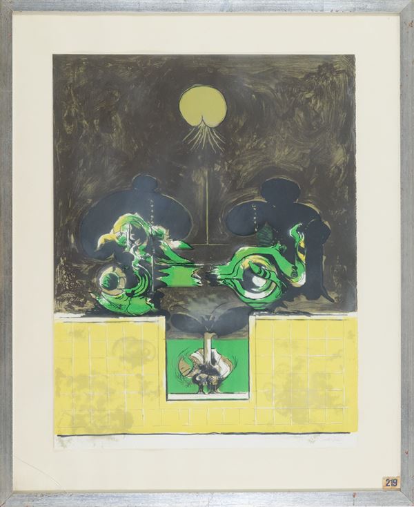 Graham Sutherland : La breccia  (1975)  - Litografia - Asta Asta di Arte Moderna e Contemporanea - Fabiani Arte